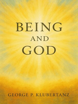 cover image of Being and God